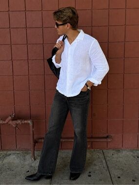 Men's Black Bootcut Jeans